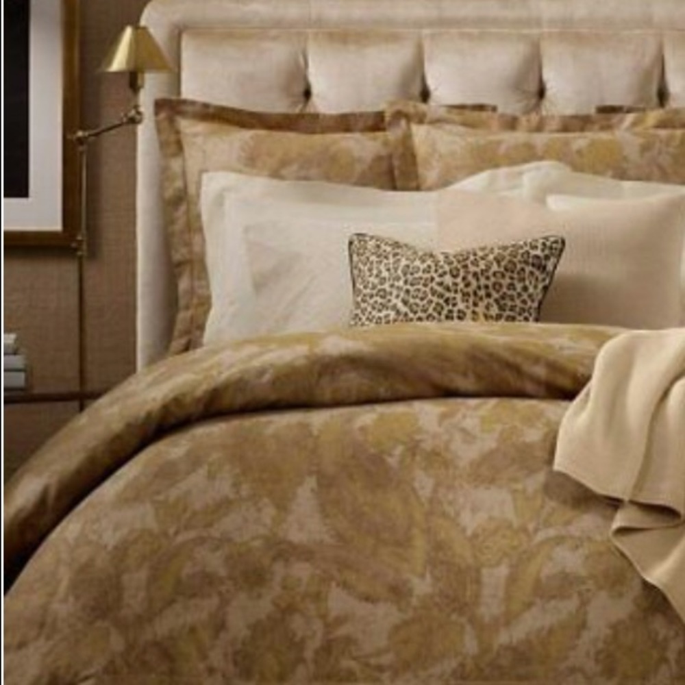 RALPH LAUREN   WESTON PARK ATTLEY GOLD DUVET COVER
